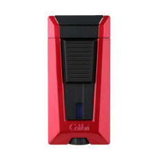 Зажигалка для сигар Colibri Stealth три турбо-пламени красный металлик LI900T3