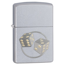 Зажигалка ZIPPO 29412 Dice Satin Chrome