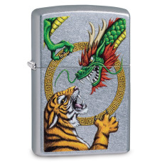 Зажигалка ZIPPO 29837 Chinese Dragon Design Street Chrome