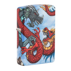 Зажигалка ZIPPO 49354 Dragon White Matte