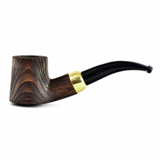 Трубка для табака WoodPipe Груша 006 SandBlast Brown под фильтр 9 мм