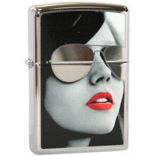 Зажигалка ZIPPO 28274 Sunglasses High Polish Chrome