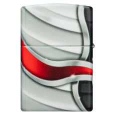 Зажигалка ZIPPO 49357 Flame Design White Matte