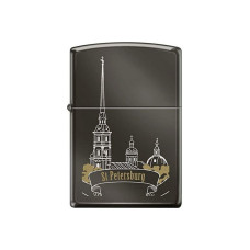 Зажигалка ZIPPO 150 St Peter Skyline Black Ice