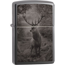 Зажигалка ZIPPO 49059 Deer Design Black Ice