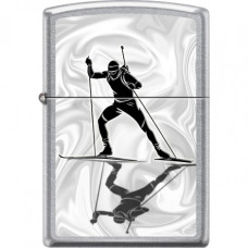 Зажигалка ZIPPO 207 Biathlon Street Chrome