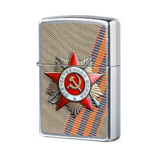 Зажигалка ZIPPO 207 ST- George Ribbon Street Chrome