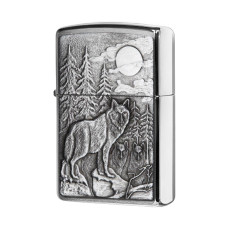 Зажигалка ZIPPO 20855 Timberwolves Brushed Chrome