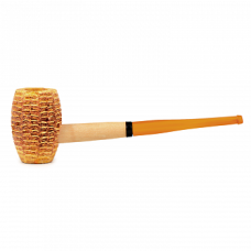 Курительная трубка Missouri Meerschaum 800 Huck Finnl Длинная, Orange