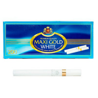 Гильзы для сигарет Maxi Gold White Premium 200 шт.