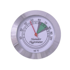 Гигрометр механический 43 мм, серебро 605s