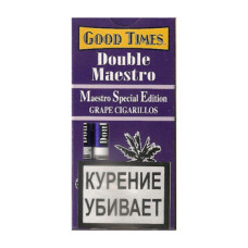 Сигариллы Good Times Double Maestro Grape 5 шт.