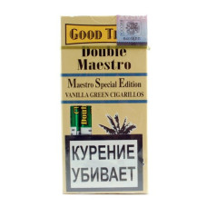 Сигариллы Good Times Double Maestro Vanilla Green 5 шт.