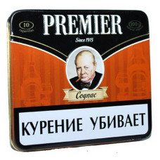 Сигариллы Premier Cognac с мундштуком портсигар 10 шт.