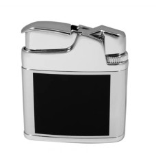 Зажигалка Pierre Cardin MF-113B-03 Chrome Pol/Black Кремниевая