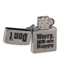 Зажигалка Zippo 200 Don't Worry, Be Happy