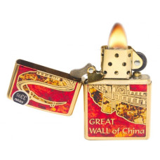 Зажигалка Zippo 29244 Great Wall of China High polish Brass