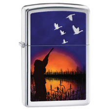 Зажигалка Zippo 29076 Duck Hunting High polish Chrome