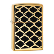 Зажигалка Zippo 28675 Fence Design High Polish Brass